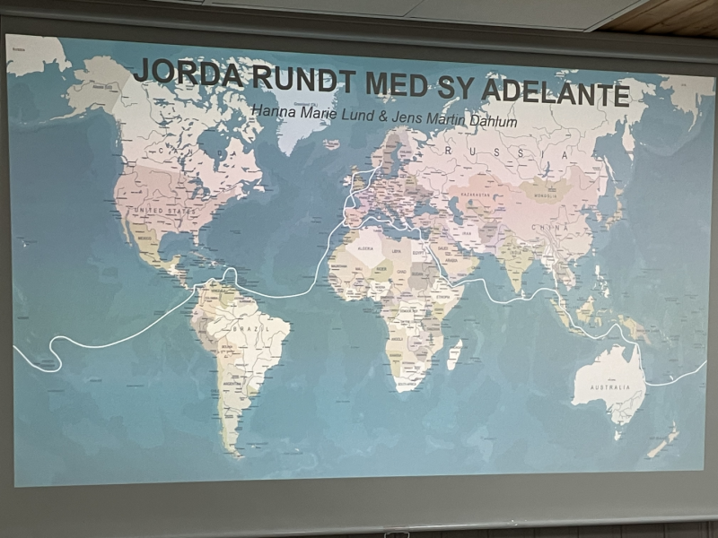 Jens Martin Dahlum: Jordomseiling i egen båt.